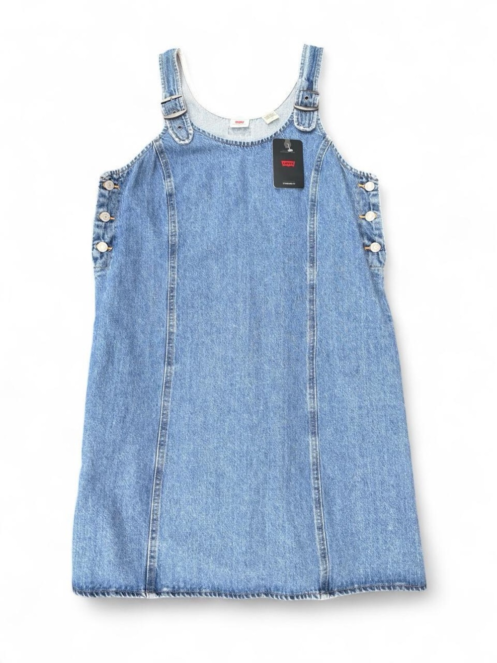 NWT Levi’s Aly Denim Jumper Dress – Medium Wash, L